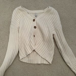 button up sweater